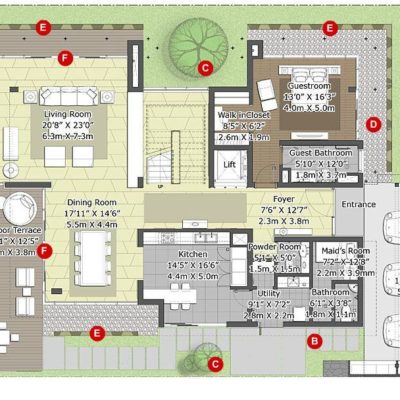 Cedar-Ground Floor Plan