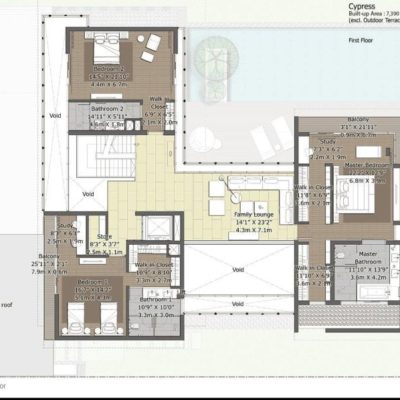 Cypress-First Floor Plan- Embassy Boulevard Review