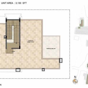 Arista-Type 1-villa Terrace floor plan