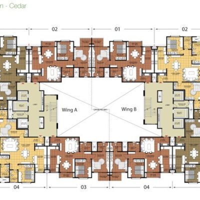 Cedar-Typical Floor Plan