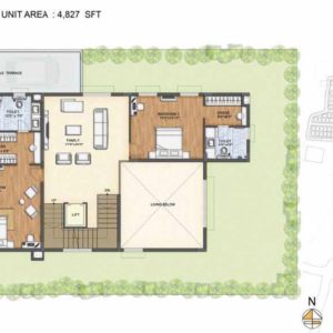 Clara-Type 2-villa First floor plan