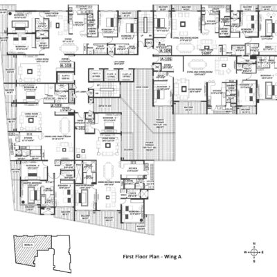 Godrej Platinum Wing A - First Floor Plan