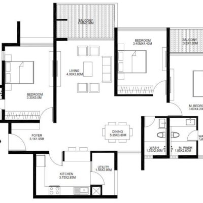 godrej-united-3-bedroom-plan