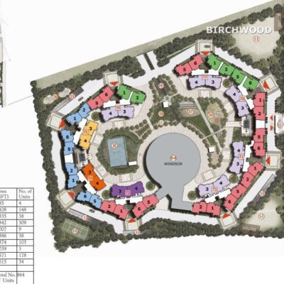 Prestige Sunrise Park Birchwood Numbering Plan