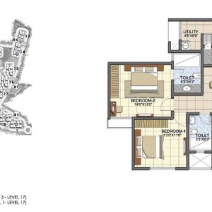 Type B1 2Bed Plan Prestige Song of the South