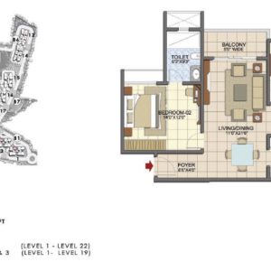 Type B7 2 Bedroom Plan Prestige Song of the South