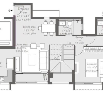 godrej-the-trees-2-bedroom-floor-plan