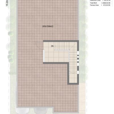 Lake View Address 1500 sft Villa Plan