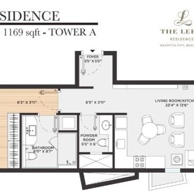 bhartiya-city-the-leela-residences-1-bedroom-floor-plan
