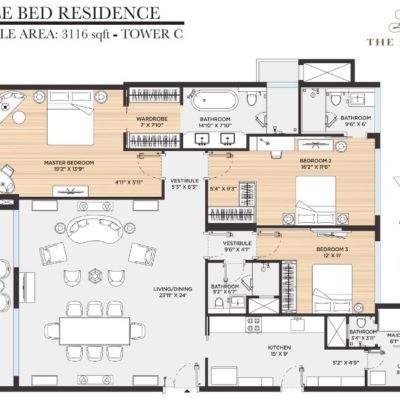 bhartiya-city-the-leela-residences-floor-plan