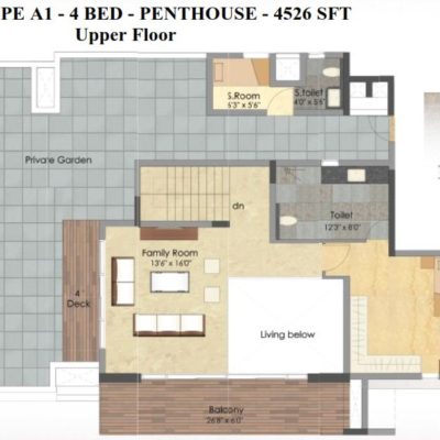Prestige Deja Vu Penthouse Type A1-Upper Level