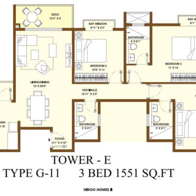 bhartiya-city-nikko-homes-floor-plan