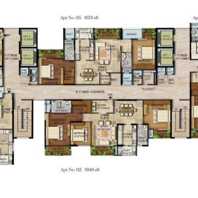 Manikchand 117FF Floor Plans