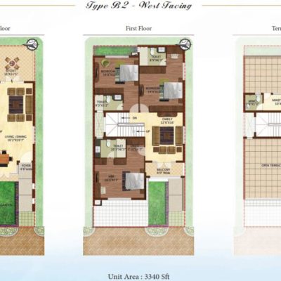 prestige-woodside-row-house-plan