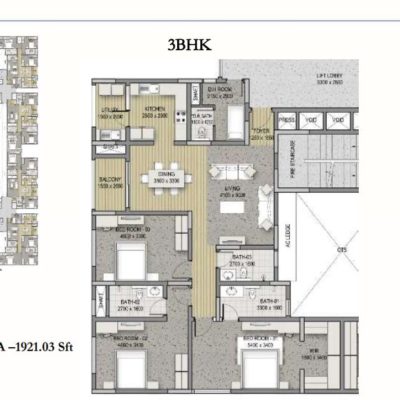 sobha-hrc-pristine-3-bedroom-floor-plan