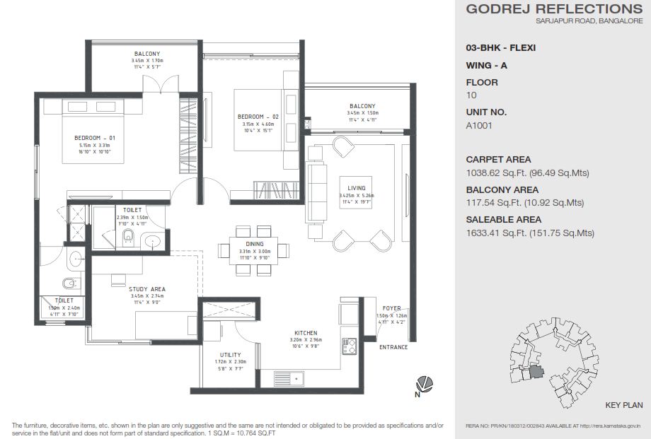 Godrej Reflections 3 and 4 Bedroom Apartments Harlur Road