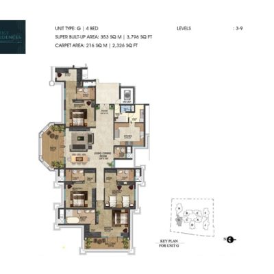 prestige-leela-residences-bangalore-floor-plan
