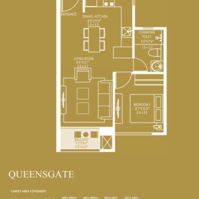 hiranandani-queensgate-1bhk-floor-plan