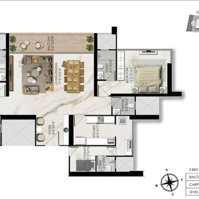 prestige-jasdan-classic-3-bedroom-plan
