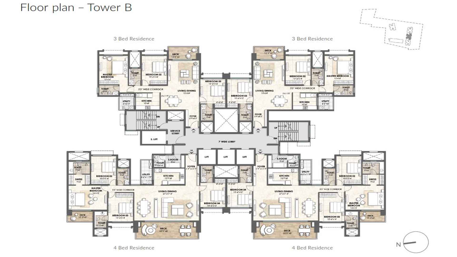 Lodha Azur Bannerghatta Road - 3 & 4 Bedroom Apartments Sale Bangalore